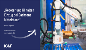 Roboter in einer Verzinnungsanlage