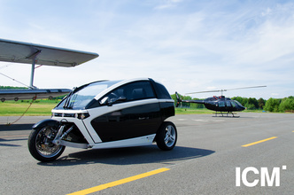 Elektroauto dreirädrig